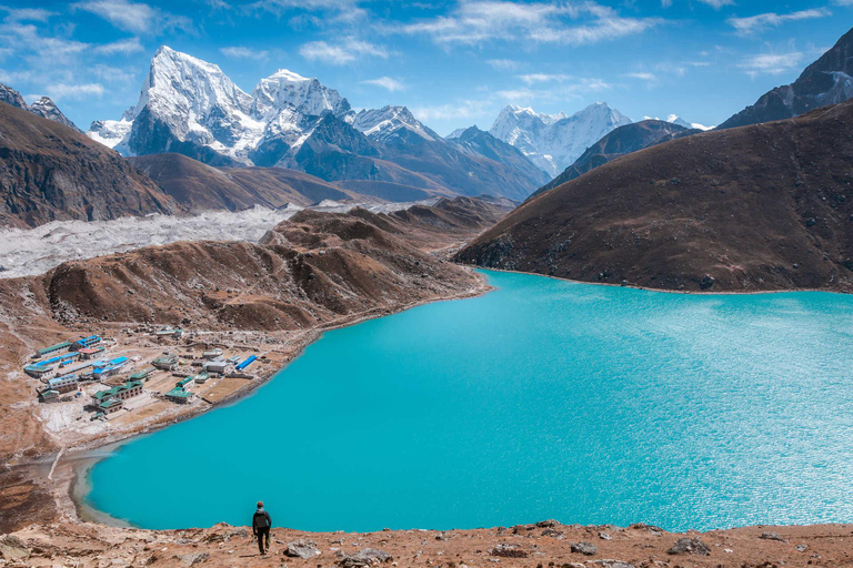 Everest Base Camp & Gokyo Lake Helicopter Flight landing Gokyo Lake Helicopter Flight Tour with Breakfast