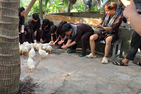 From HCMC-Mekong Delta Eco Tour: Non-Touristy & Small Group Pickup & Drop-off in District 1