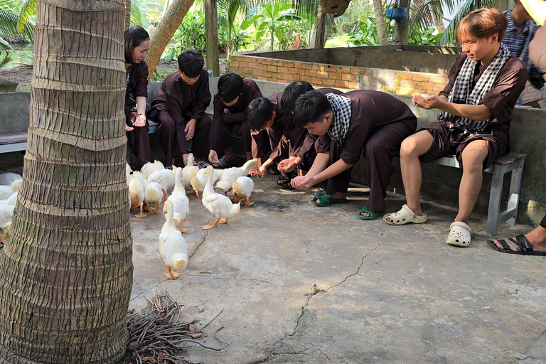 From HCMC-Mekong Delta Eco Tour: Non-Touristy & Small Group Pickup & Drop-off in District 1