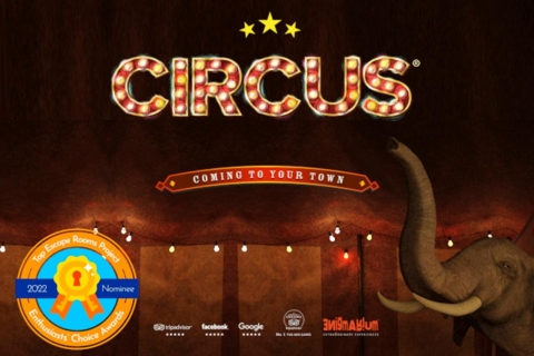 Ljubljana: Ontbrekende olifant Circus Escape Room 2-6 spelers