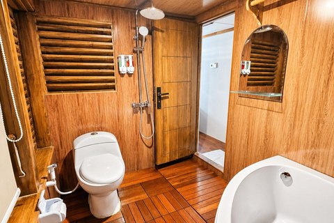 Labuan Bajo: 3-Day Komodo Sailing Luxury Boat with All Fees Deluxe Boat - Private Standar Room (2pax/room)