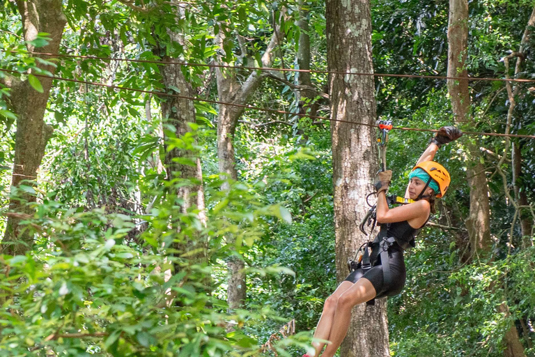 Samui Zipline FLY & Fun Tree Bridge Jungle Cafe & Waterfall