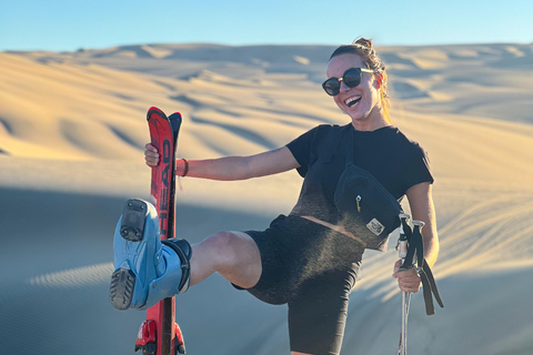 From Huacachina or Ica : Sandski and professional Sandboard on the dunes