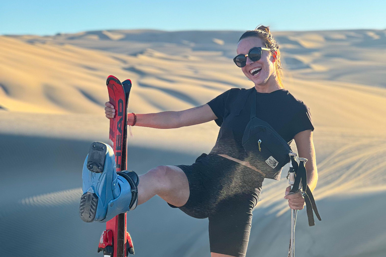 From Huacachina or Ica : Sandski and professional Sandboard on the dunes