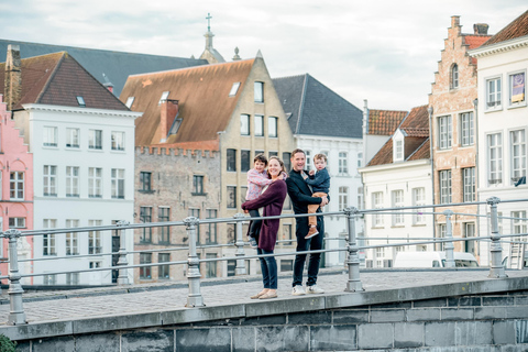 Bruges : Sua sessão de fotos particular de 1 hora na cidade medieval