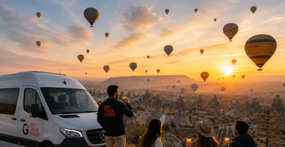 Cappadocia: Balloon Watching Chase Tour with Snacks