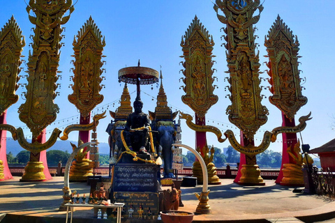 Ganztag Chiang Rai 3 Tempel, Goldenes Dreieck &amp; Bootsfahrt