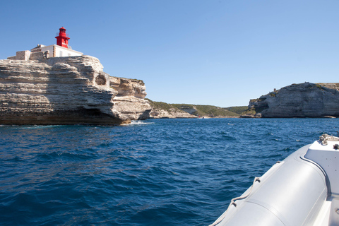 From Santa Teresa Gallura: Corsica and Bonifacio Boat Tour