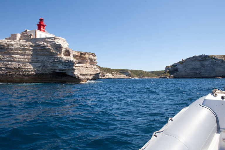 From Santa Teresa Gallura: Corsica and Bonifacio Boat Tour