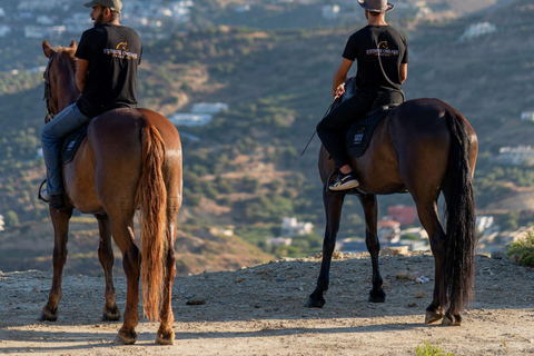 Crète : Excursion à cheval dans le panorama de Plakias