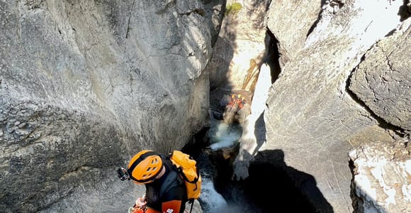 Banff: Beginner Canyoning Half-Day Tour with Rappel Lessons