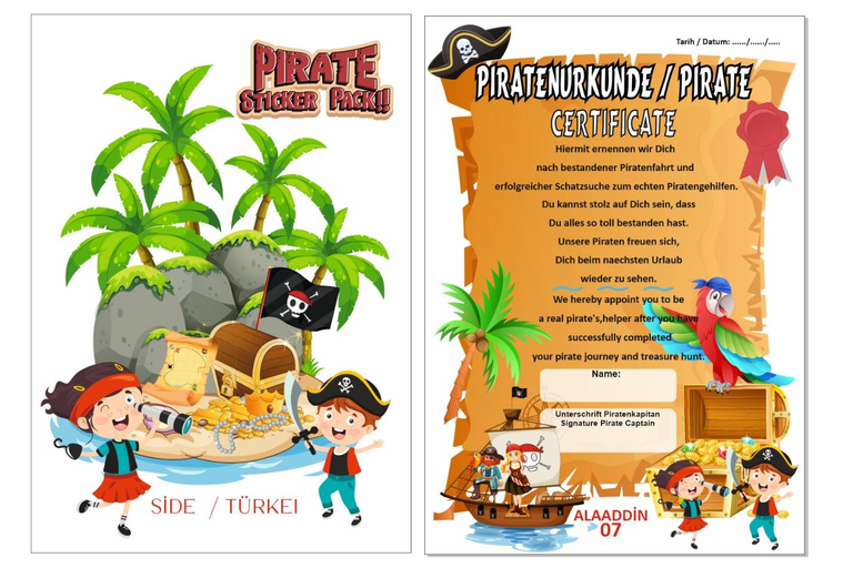 Side: Pirate Ship Cruise with Pirate Certificate