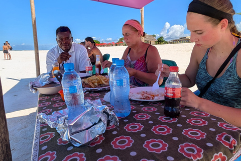 ZANZIBAR: Mnemba Dolphin & Salaam Cave+Pick up & Entry Fee. Private Tour with Hotel Pick up and Drop off & Lunch