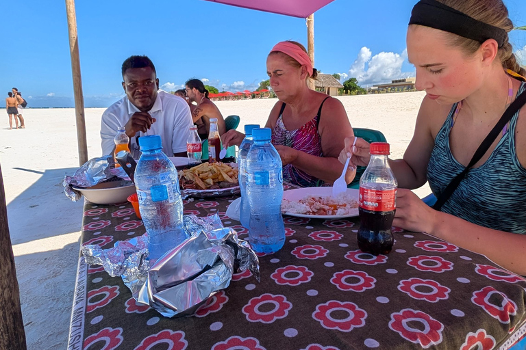 ZANZIBAR: Mnemba Dolphin & Salaam Cave+Pick up & Entry Fee. Private Tour with Hotel Pick up and Drop off & Lunch