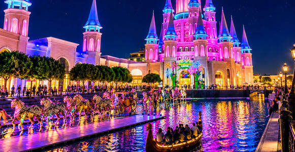 Antalya: Land of Legends Night Show with Hotel Transfers