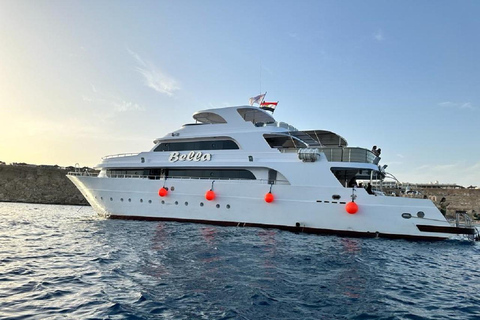 Sharm: Vip snorkelcruise met internationale lunch