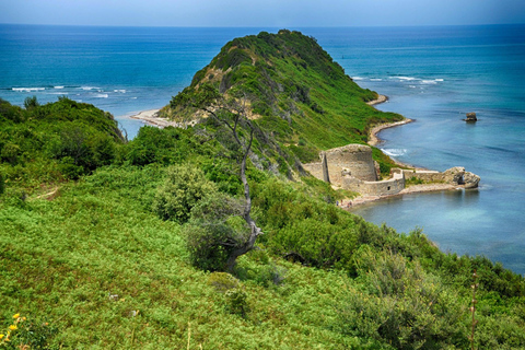 Day Tour to Cape of Rodon with Wine Tasting Experience Group Tour from Durres