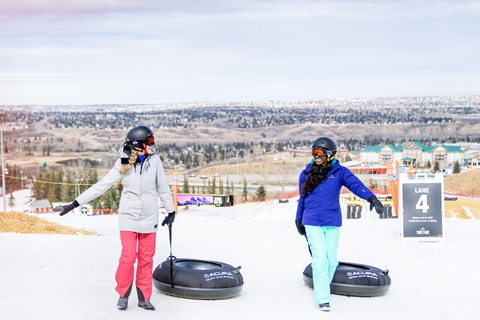 Lake Louise Ski Resort &amp; Abraham Lake Ice Bubbles Tagestour09:35 Uhr Banff Aspen Lodge (mit Tubing)