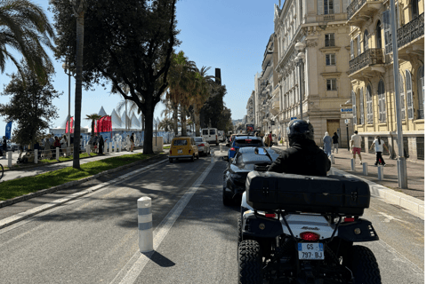 NICE MED ELEKTRISK QUAD:Panoramatur från Nice med mellanmål