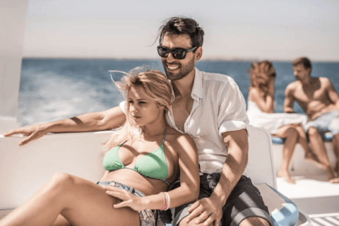 Hurghada or Makadi: Yacht Snorkeling & Orange Bay Island Hurghada: 8- Hour Orange Island with Breakfast & Lunch