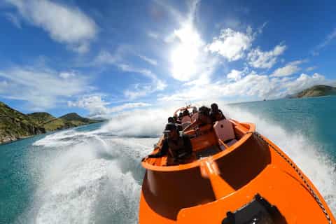 Wassersport auf St. Kitts: Extreme Jet Boat Tour