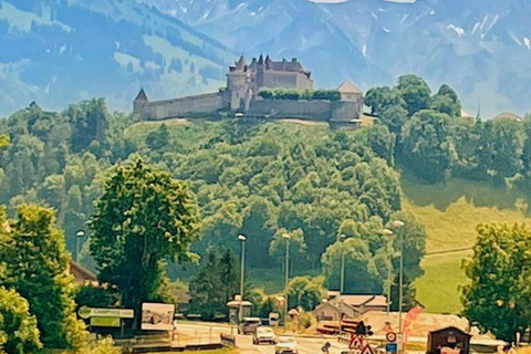 Depuis Genève : Château de Gruyères, fromage, chocolat et Montreux