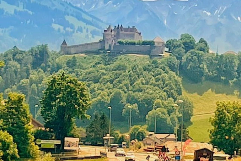 Depuis Genève : Château de Gruyères, fromage, chocolat et Montreux