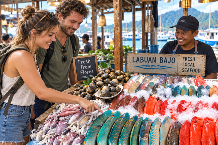 Labuan Bajo: 7-Stop Tour to Rangko Cave, Melo & Night Market