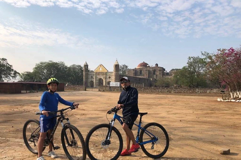 Monte Alban. Bike Tour. Archaeology, Alebrijes, and History.