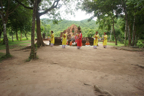 From Hoi An/Da Nang: Tour My Son Sanctuary with car and Boat Private tour : Hoi An or Da Nang Pickup