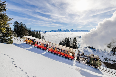 Bergens drottning rundresa, Rigi-berget+Lucerne-sjön+Spa