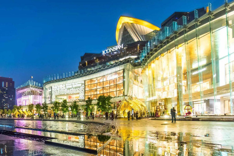 Bangkok : Dîner-croisière de luxe en blanc avec spectacle