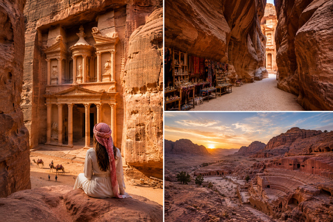 Experience Jordan in 3 Days : Petra & Wadi Rum & Dead Sea Deluex Tent Luxury ( Sunctiy Camp 5 star )