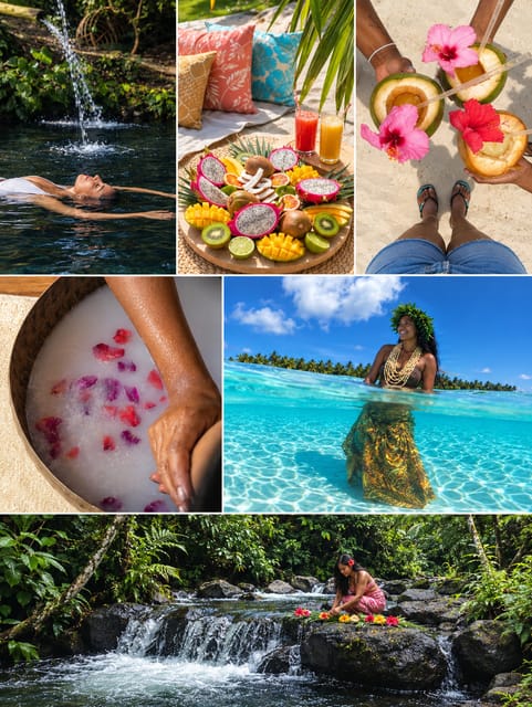 Tahiti : rituels ancestraux polynésiens, soins et snorkeling dans le lagon