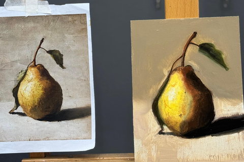 Florence: Create Your Own Oil Painting in a Real Art Studio Sunday Premium Atelier Session