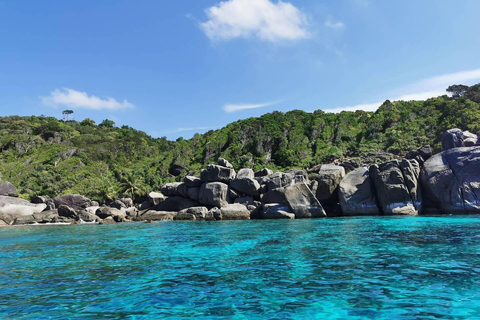 phuket : 4 Similan eilanden speedboot + snorkelen + transfer + maaltijdphuket : Similan 5 eilanden speedboot + snorkelen + transfer + maaltijd