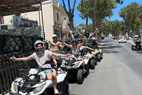 Santorini Panoramic ATV tour - Blue Domes & Volcanic Heights