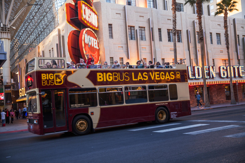 Las Vegas: Tour turístico con paradas libres en autobús descapotableTicket de 3 días con opción de entrada al High Roller o al Museo del Neón