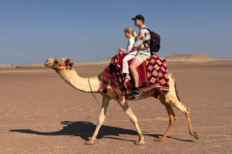 Hurghada: Camel Ride & horse ride and Off-Road Jeep Tour pickup from hotels inside hurghada