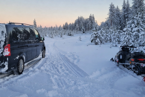 Rovaniemi: Ice Fishing, Snowmobile, and Net Fishing Tour