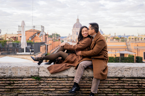 Rome: Private Editorial Shoot at Trevi Fountain or Colosseum Early Morning Trevi Fountain: 30-Minute Private Shoot