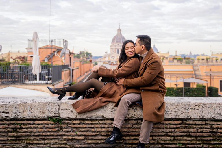 Rome: Private Editorial Shoot at Trevi Fountain or Colosseum Early Morning Trevi Fountain: 30-Minute Private Shoot
