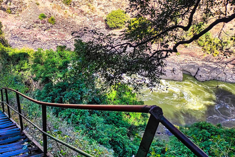 Guided Hike under the Bridge into the Zambezi Gorge Victoria Falls: Gorge Hike under the Bridge