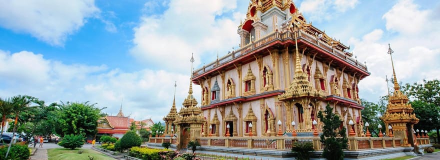 Phuket : Temple Wat Chalong, Big Buddha, visite de la vieille ville