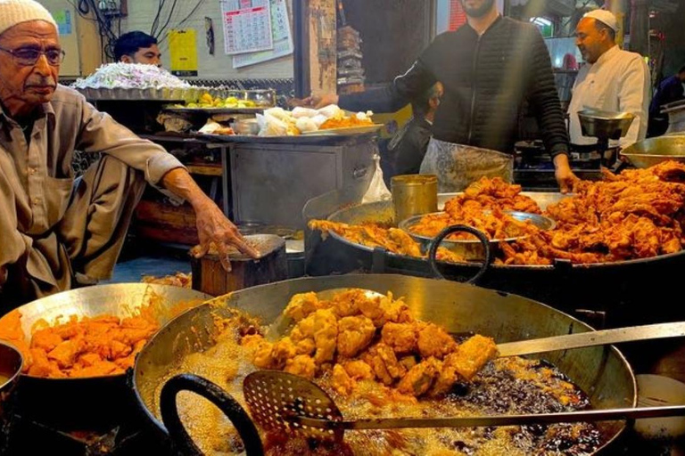 Agra by Night: Private Street Food Tour With Local Markets ( Car with Driver + Tour Guide + Street Food Tasting )