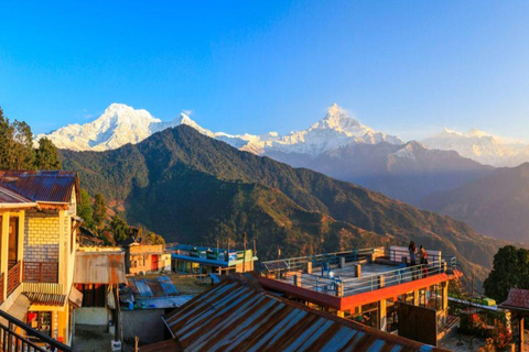 Pokhara : Journée de randonnée à Astham et au village de Dhampus