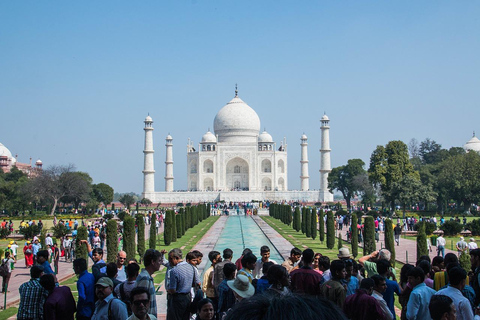 Agra: Taj Mahal, Agra Fort, Baby Taj och Mehtab Bagh TourUtforska 4 historiska monument