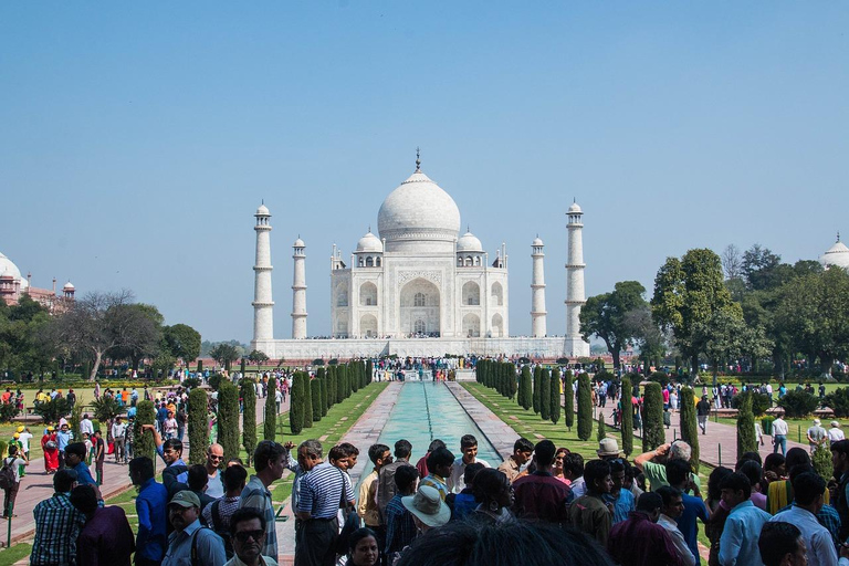 Agra: Taj Mahal, Agra Fort, Baby Taj en Mehtab Bagh TourVerken 2 historische monumenten