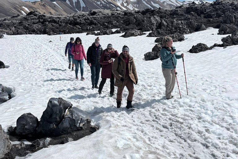 From Reykjavík: Landmannalaugar Transfer with Scenic Stops
