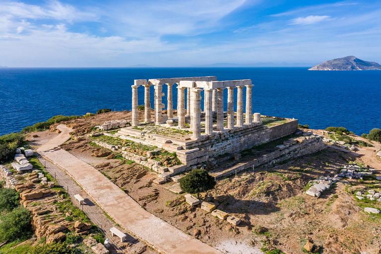 Private Cape Sounio &amp; Athenian Riviera Tour mit Abholung